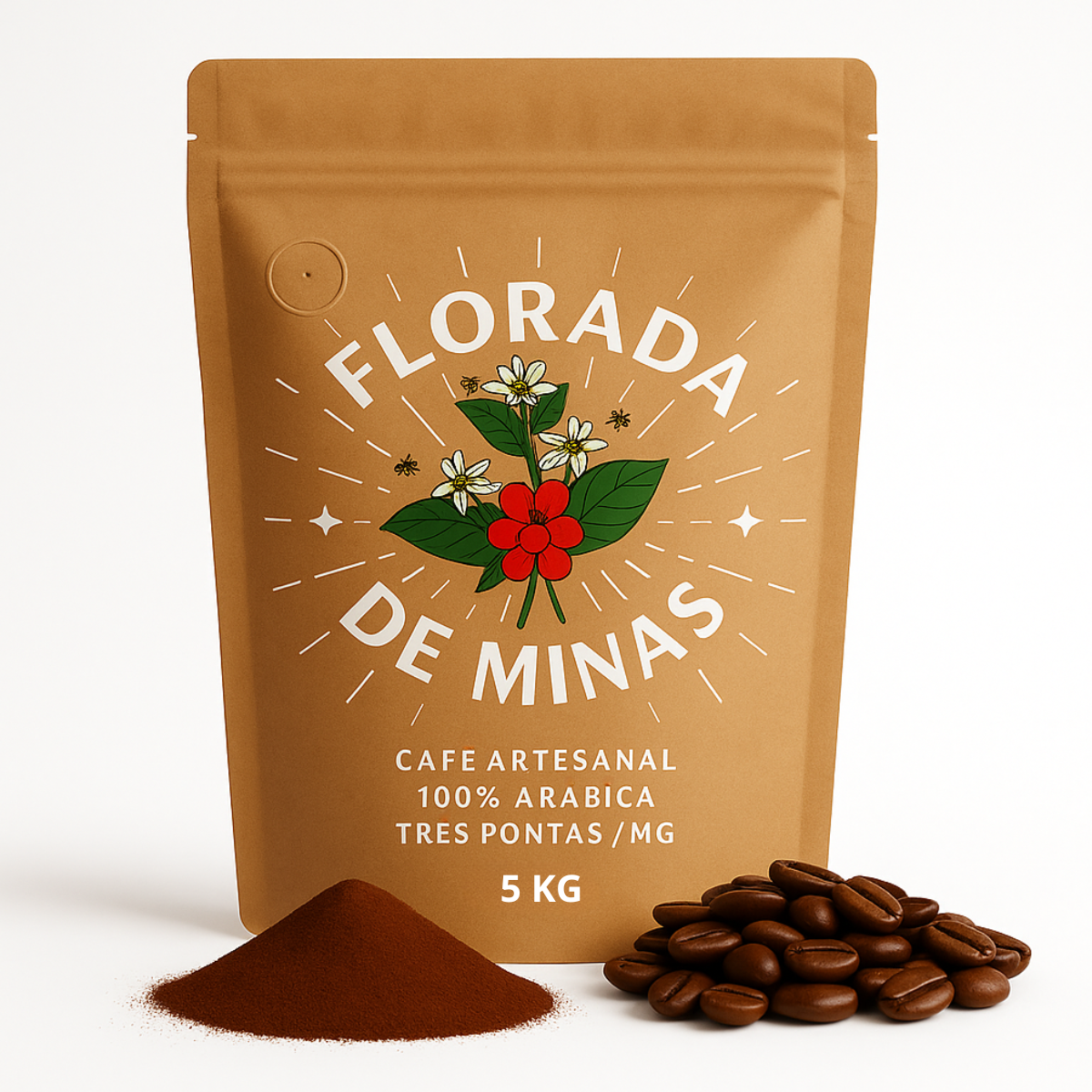 Café Especial Torrado em Grãos ou Moído – 100% Arábica

Variedade Arara do Sul de Minas, cultivada com cuidado pela família produtora. Torra média artesanal que destaca corpo equilibrado, doçura natural, notas de chocolate e caramelo e aroma marcante. Frescor garantido e qualidade superior para espresso, coado ou prensa francesa — direto da fazenda para sua xícara.